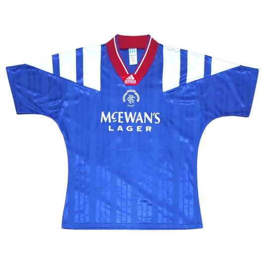 Rangers Home Shirt 1992-1993 #10 Hateley