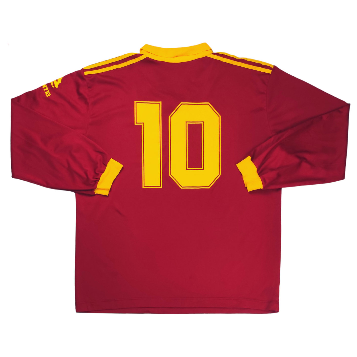 Roma Home L/S Shirt 1991-1992 #10 Giannini (L)