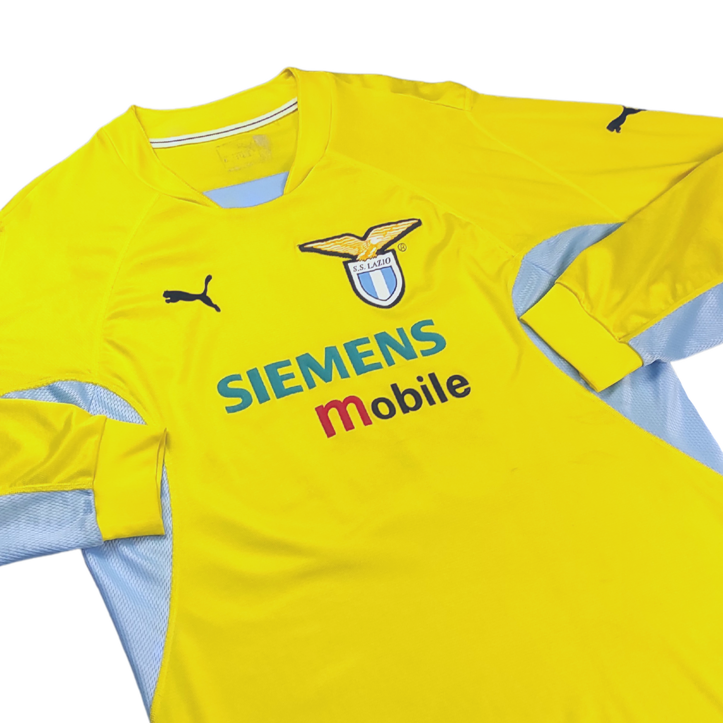 Lazio Away L/S Shirt Player Issue 2001-2002 Nesta (L)