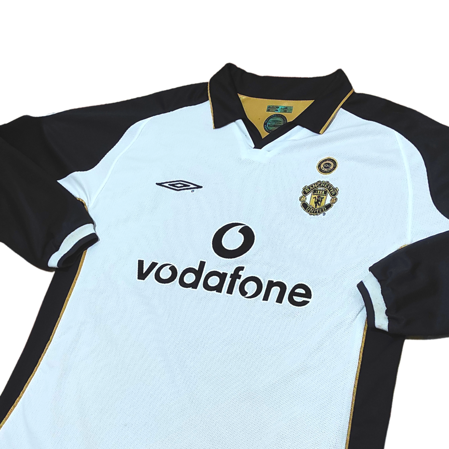 Manchester United Away Centenary L/S Shirt 2002-2003 Beckham (L)