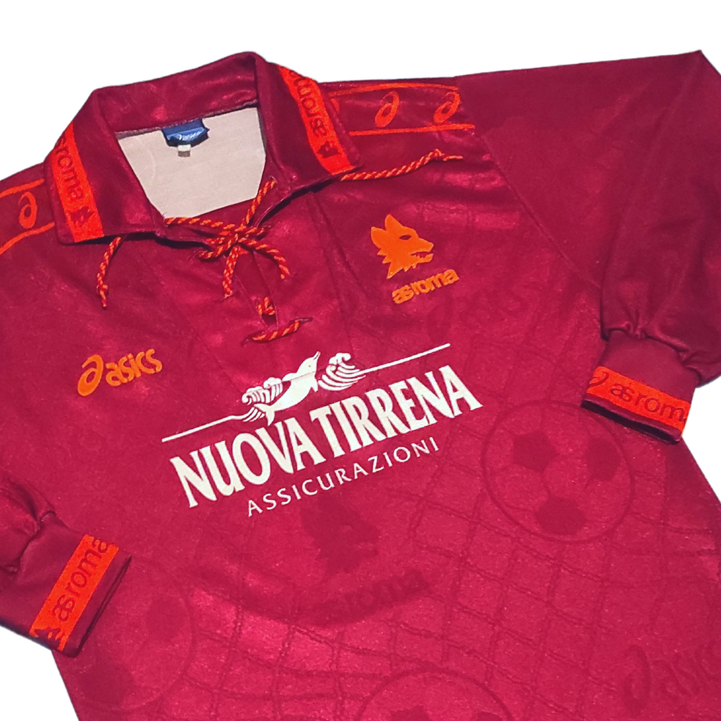 Roma Home L/S Shirt 1994-1995 #9 Balbo (S)