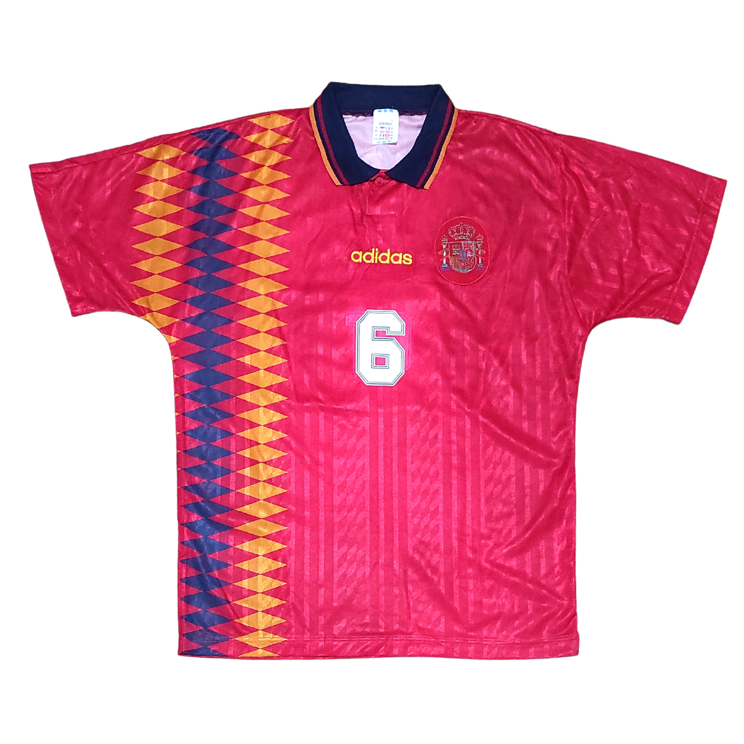 Spain Home Shirt 1994 Hierro (L)