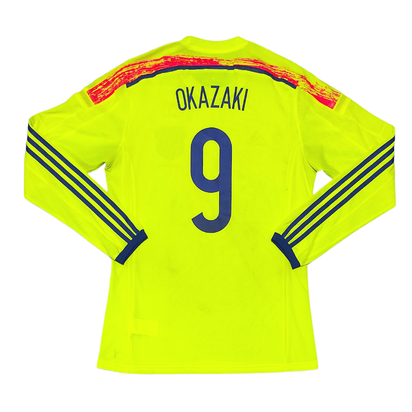 Japan Home Player Issue L/S Shirt w/Short 2014-2015 Okazaki (M)