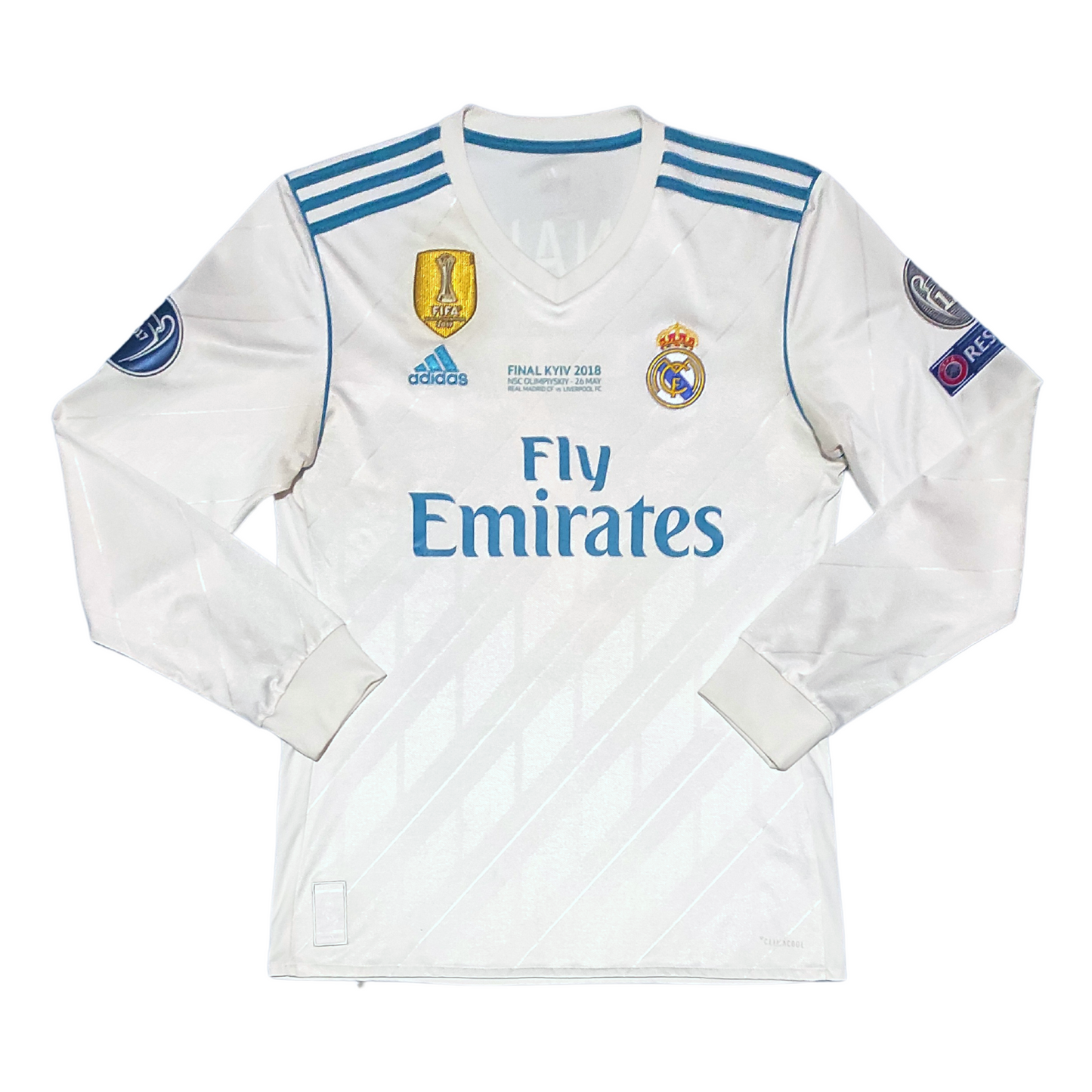 Real Madrid Home L/S Shirt 2017-2018 Ronaldo (M)