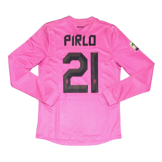 Juventus Away L/S Player Issue Shirt 2011-2012 Pirlo (L)