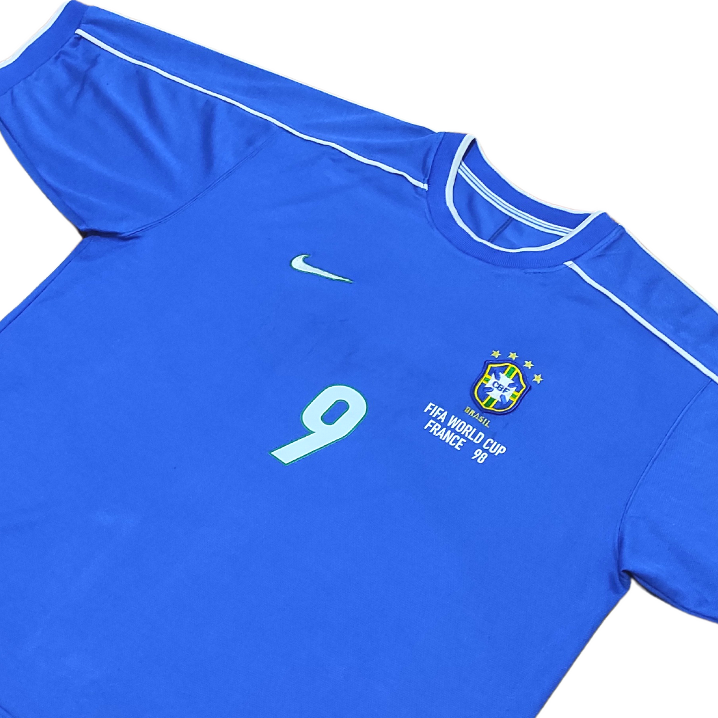 Brazil Away Shirt 1998-2000 Ronaldo (L)