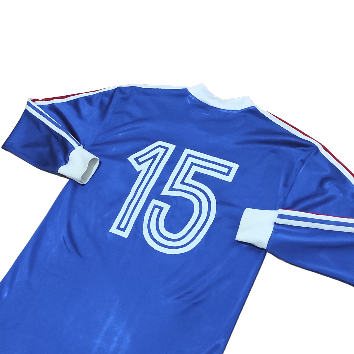 France Home Shirt 1977-1978 #15 Platini (L)