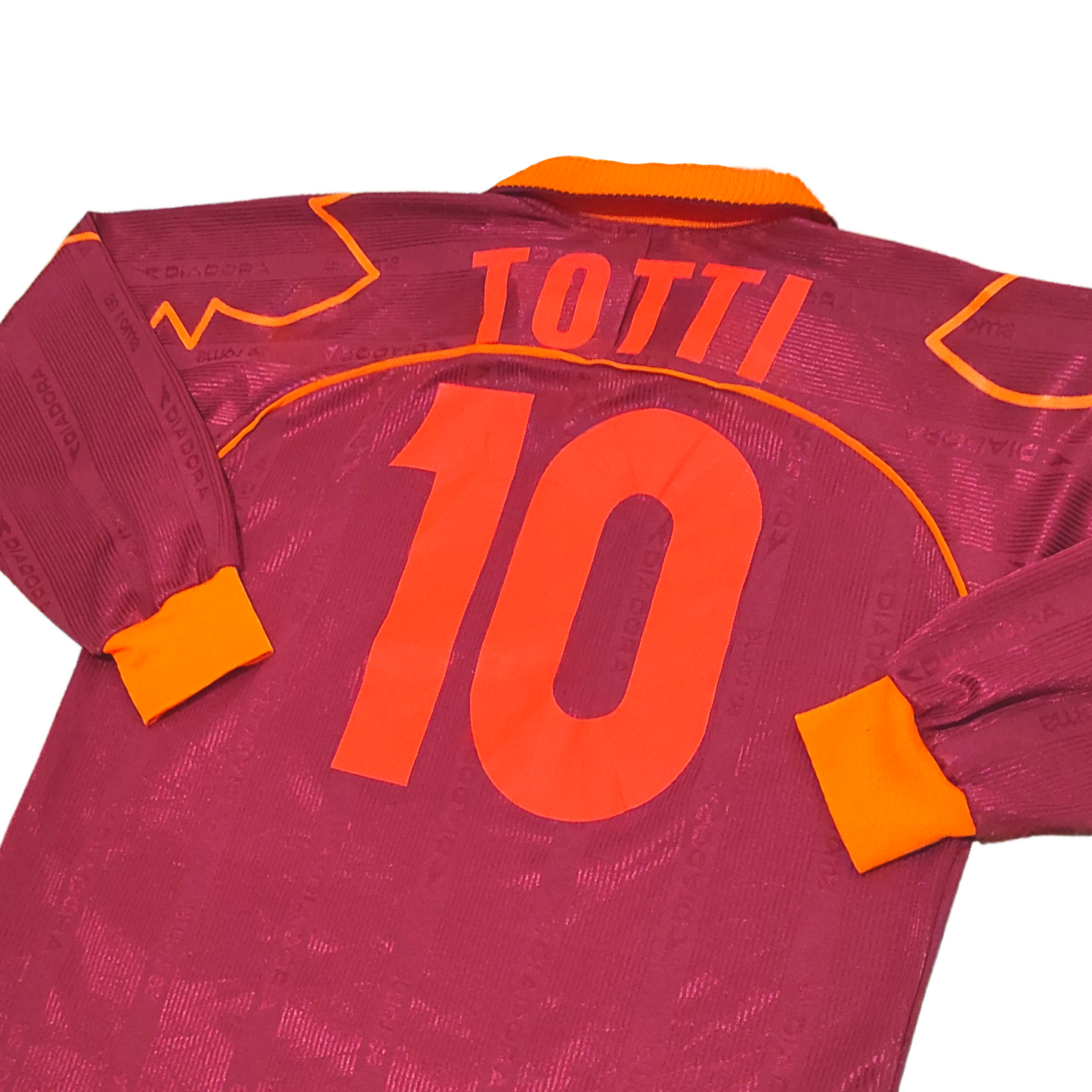 Roma Home L/S Shirt 1999-2000 Totti (M)