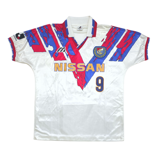 Yokohama Marinos Away Shirt 1993-1994 #9 Ramon Diaz (L)