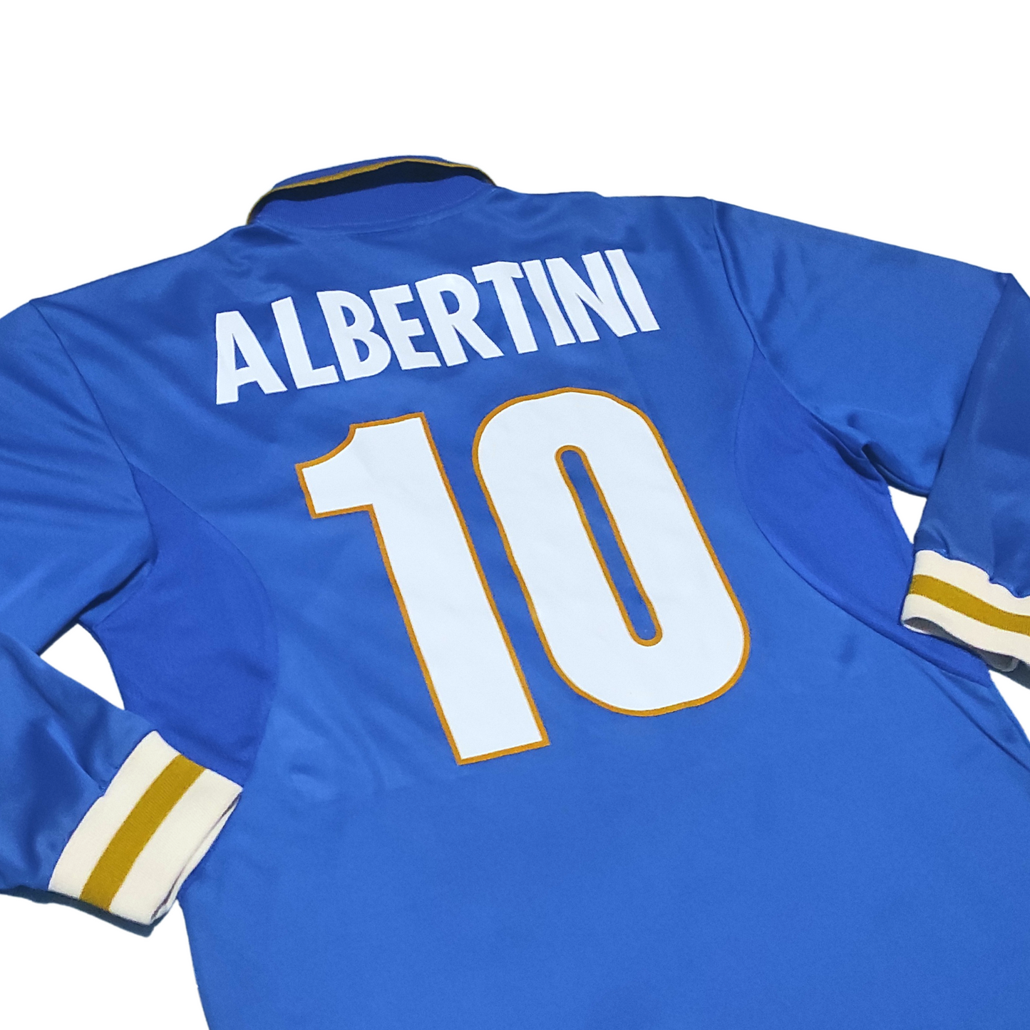 Italy Home L/S Player Issue Shirt 1996-1997 Albertini (L)
