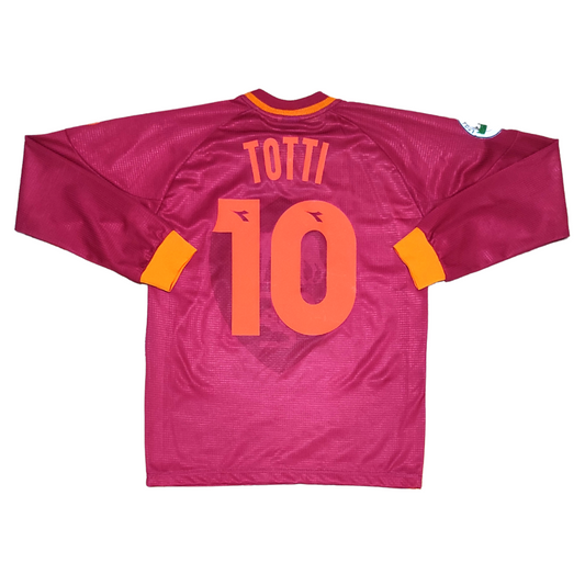 Roma Home L/S Shirt 1997-1998 Totti (L)