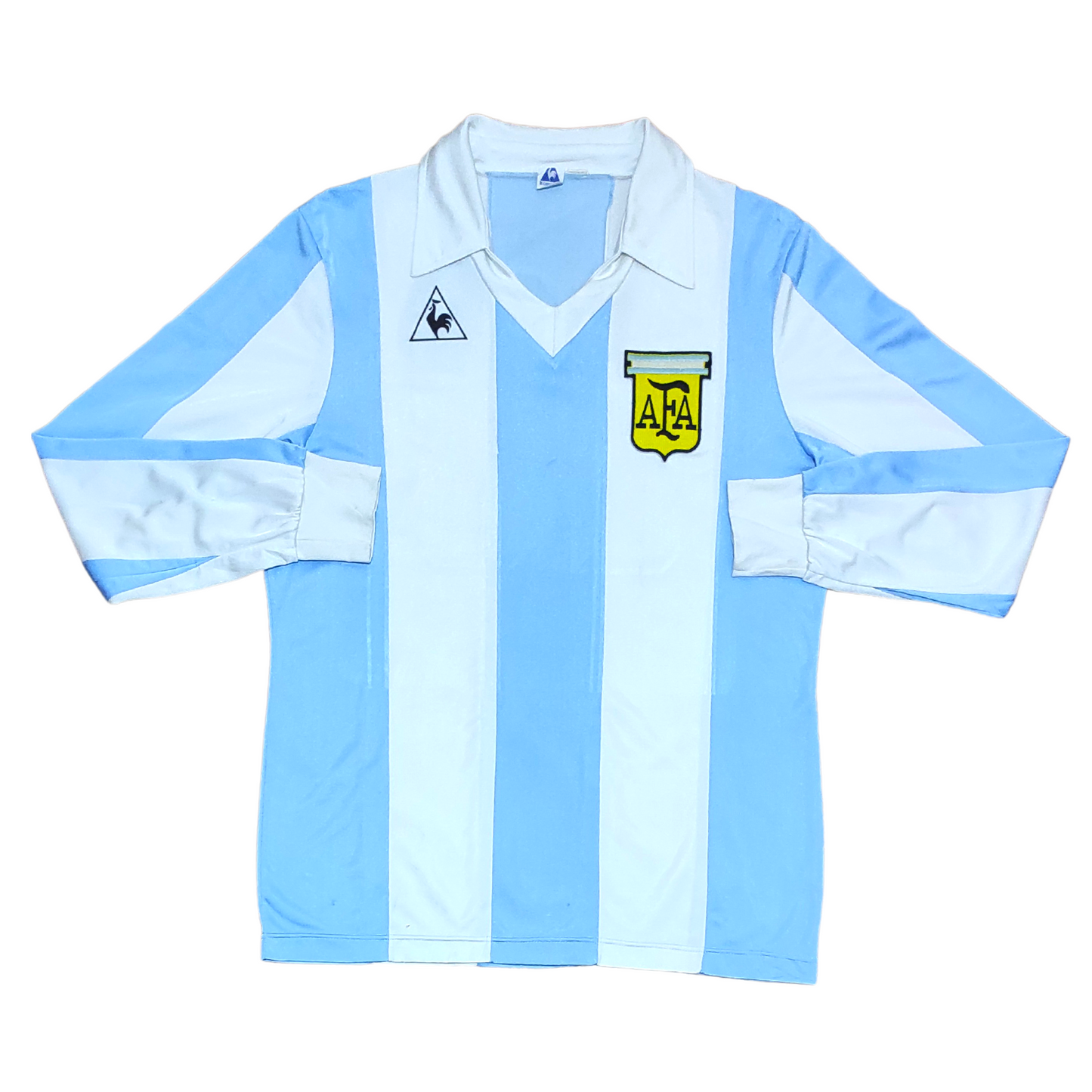 Argentina Home L/S Shirt 1980-1982 #10 Maradona (L)