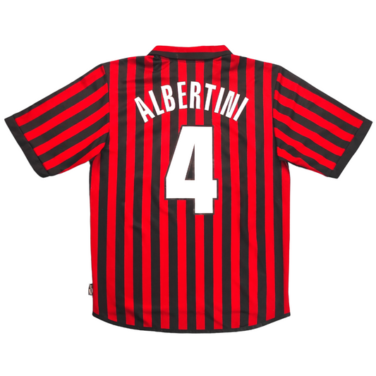 Milan Home Centenary Shirt 1999-2000 Albertini (M)