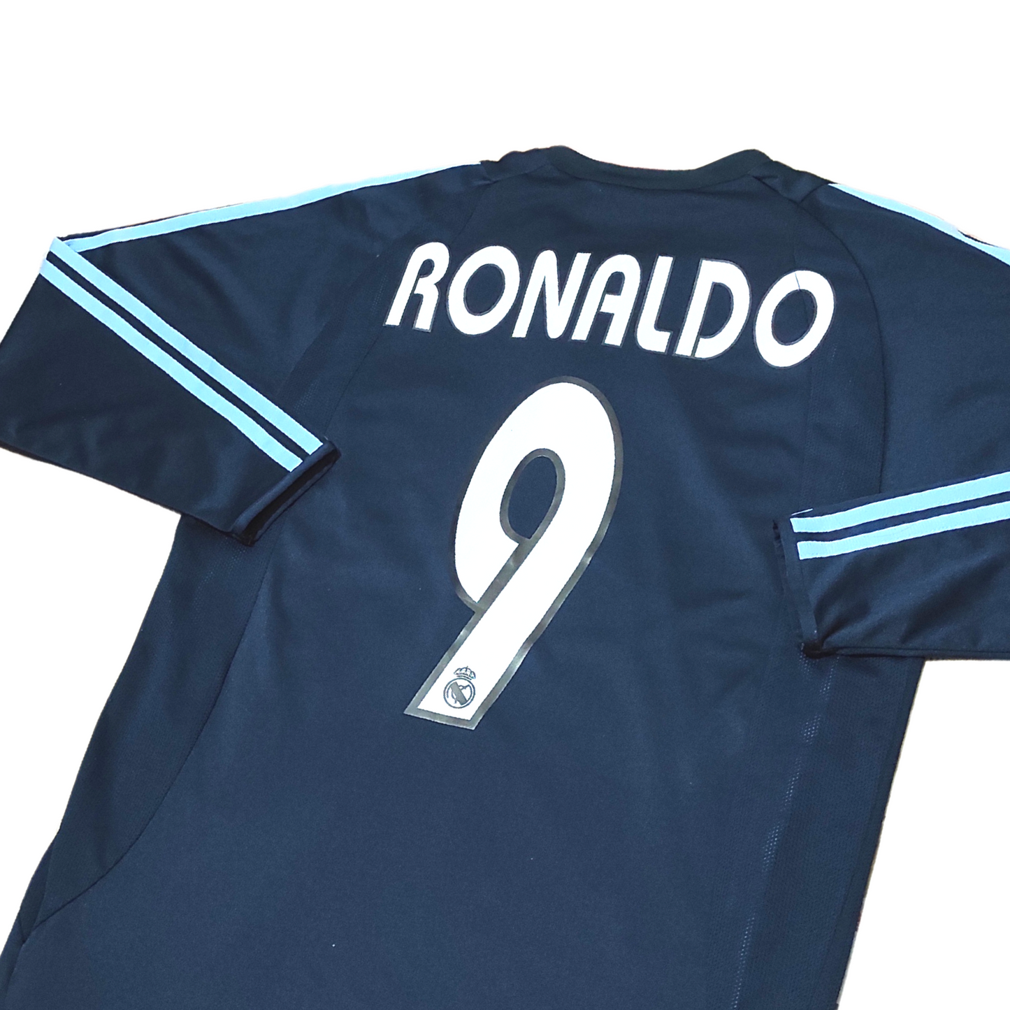 Real Madrid Away L/S Player Issue Shirt 2003-2004 Ronaldo (S)
