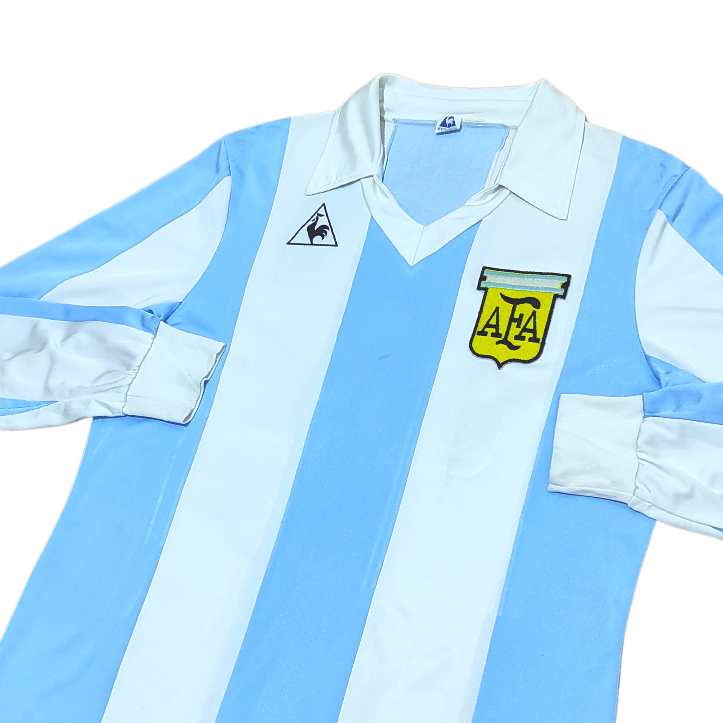 Argentina Home L/S Shirt 1980-1982 #10 Maradona (L)
