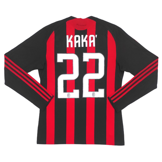 Milan Home Shirt L/S 2008-2009 Kaka' (M)