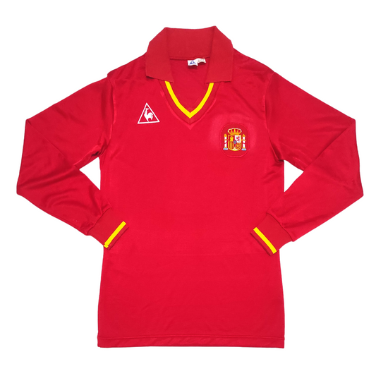 Spain Home L/S Shirt 1988-1990 Butragueno (L)
