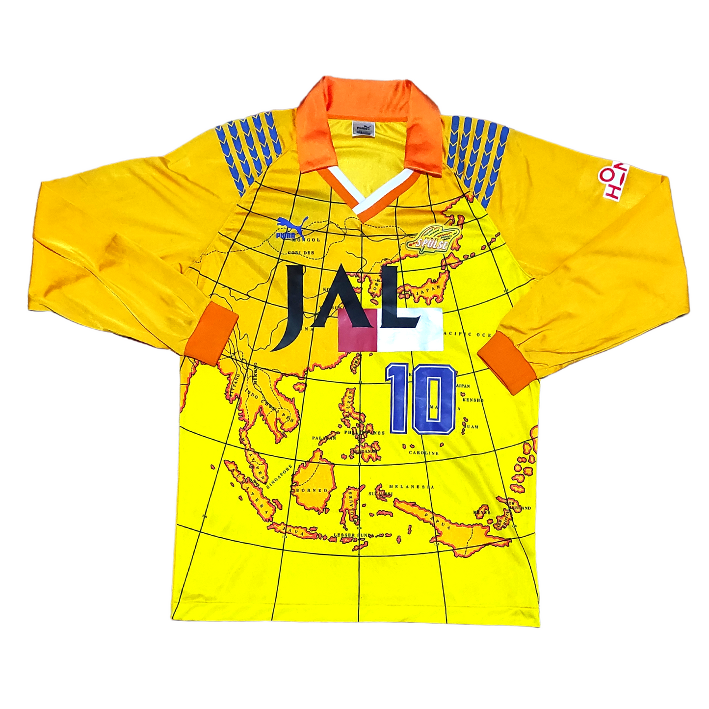 Shimizu S-Pulse Home L/S Shirt 1992-1994 #10 (L)