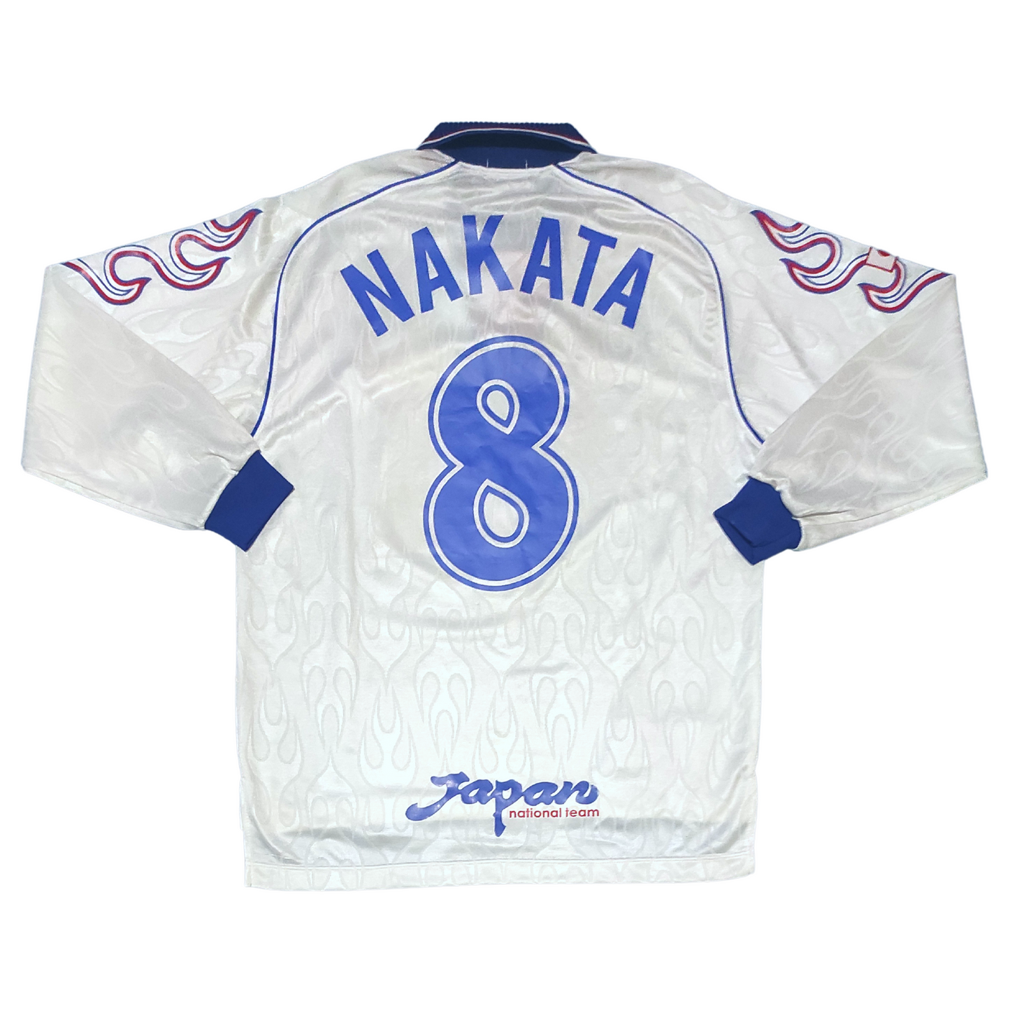 Japan Away L/S Player Issue Shirt 1998 Nakata (L)
