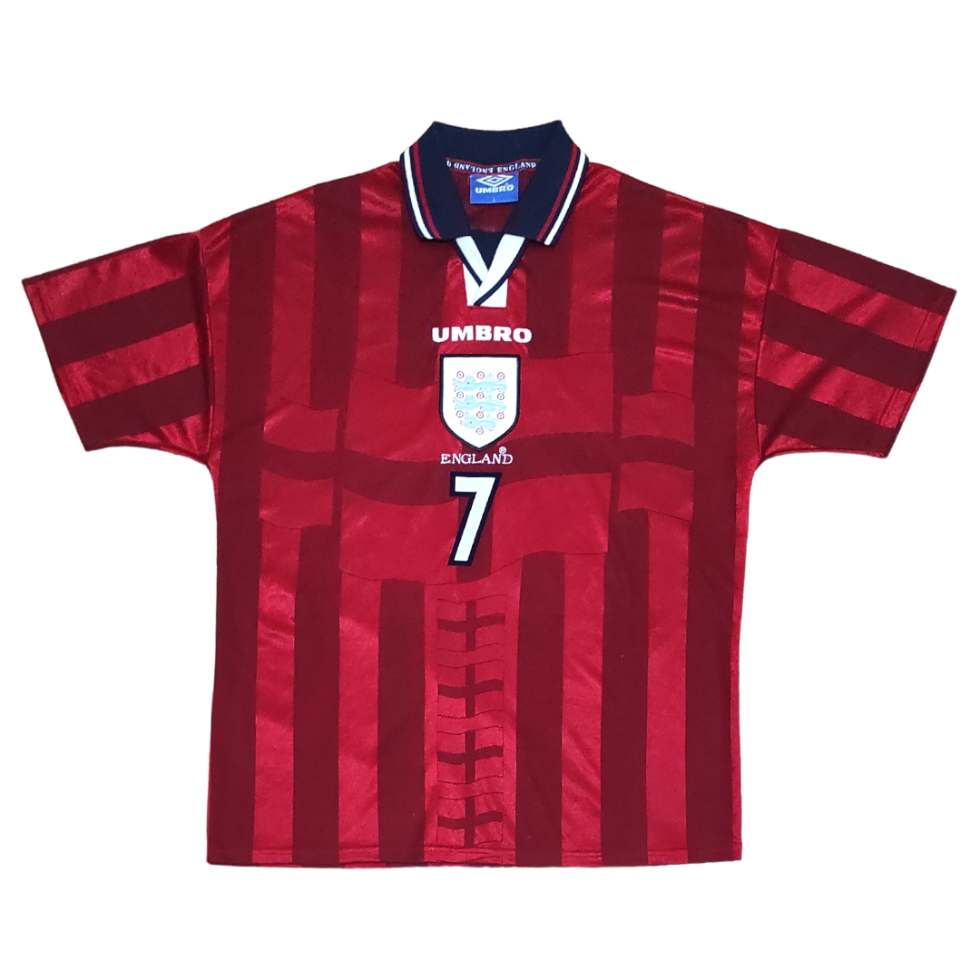 England Away Shirt 1998-2000 Beckham (L)