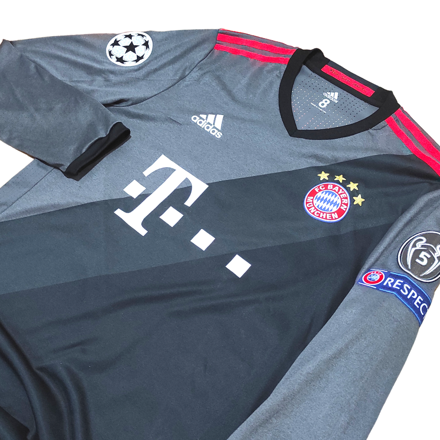 Bayern Munich Away Player Issue L/S Shirt 2016-2017 Lewandowski (8)