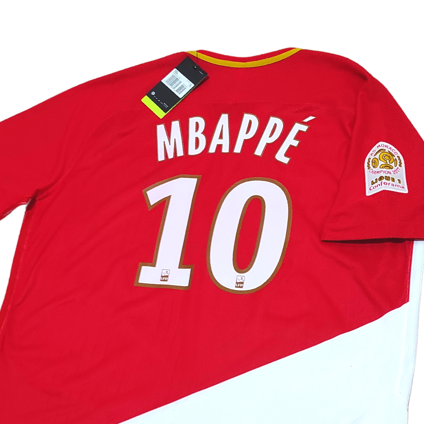 Monaco Home Player Spec Shirt BNWT 2017-2018 Mbappe (XXL)