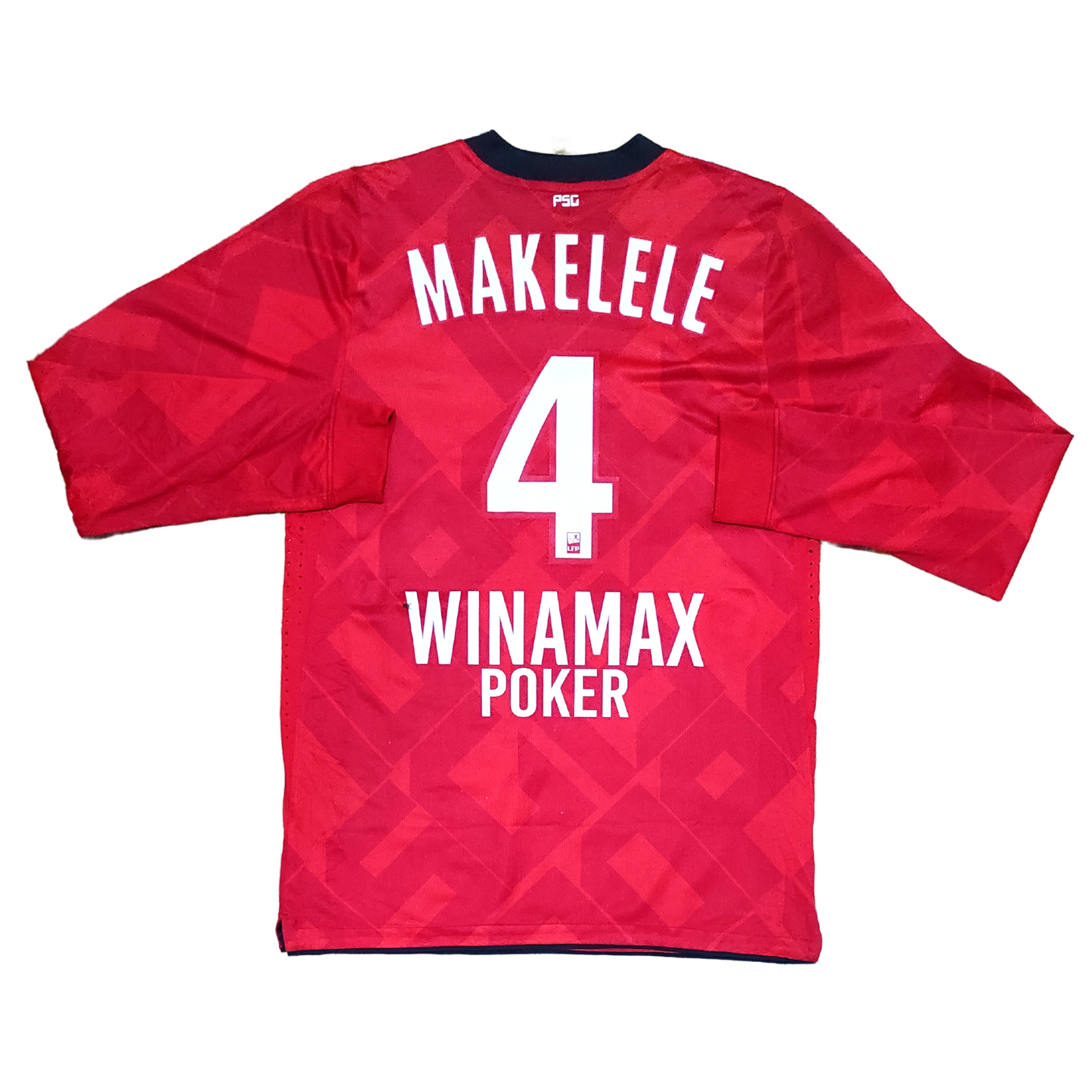Paris Saint-Germain Away Player Issue L/S Shirt 2010-2012 Makalele (L)