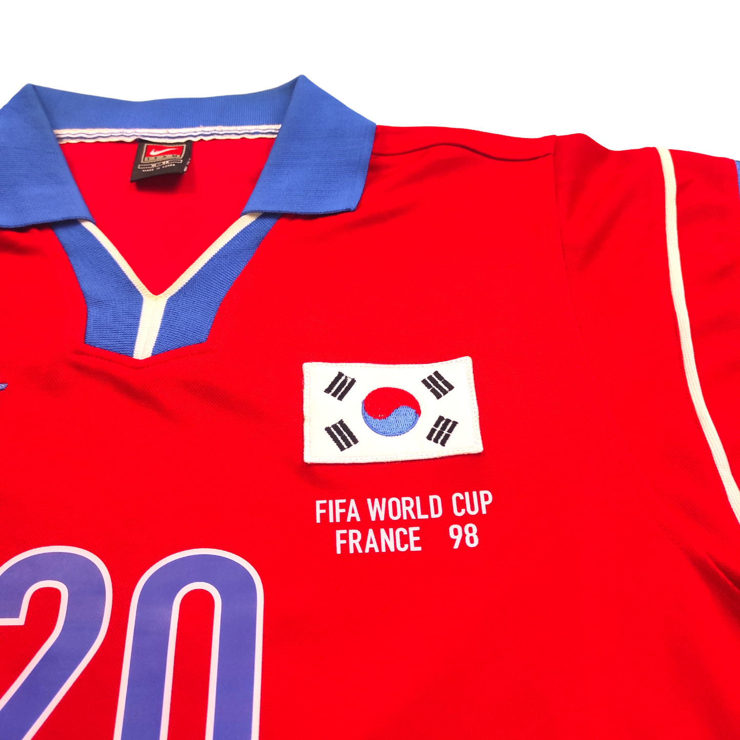 South Korea Home Shirt w/Shorts 1998-2000 M B Hong (M)