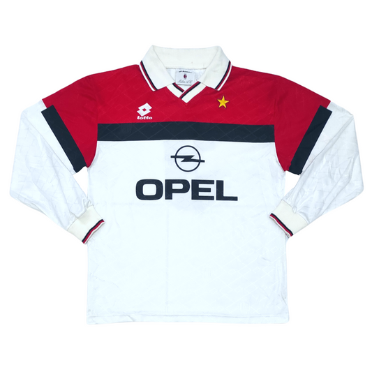 Milan Away L/S Player Issue Shirt 1994-1995 #3 Maldini (L)