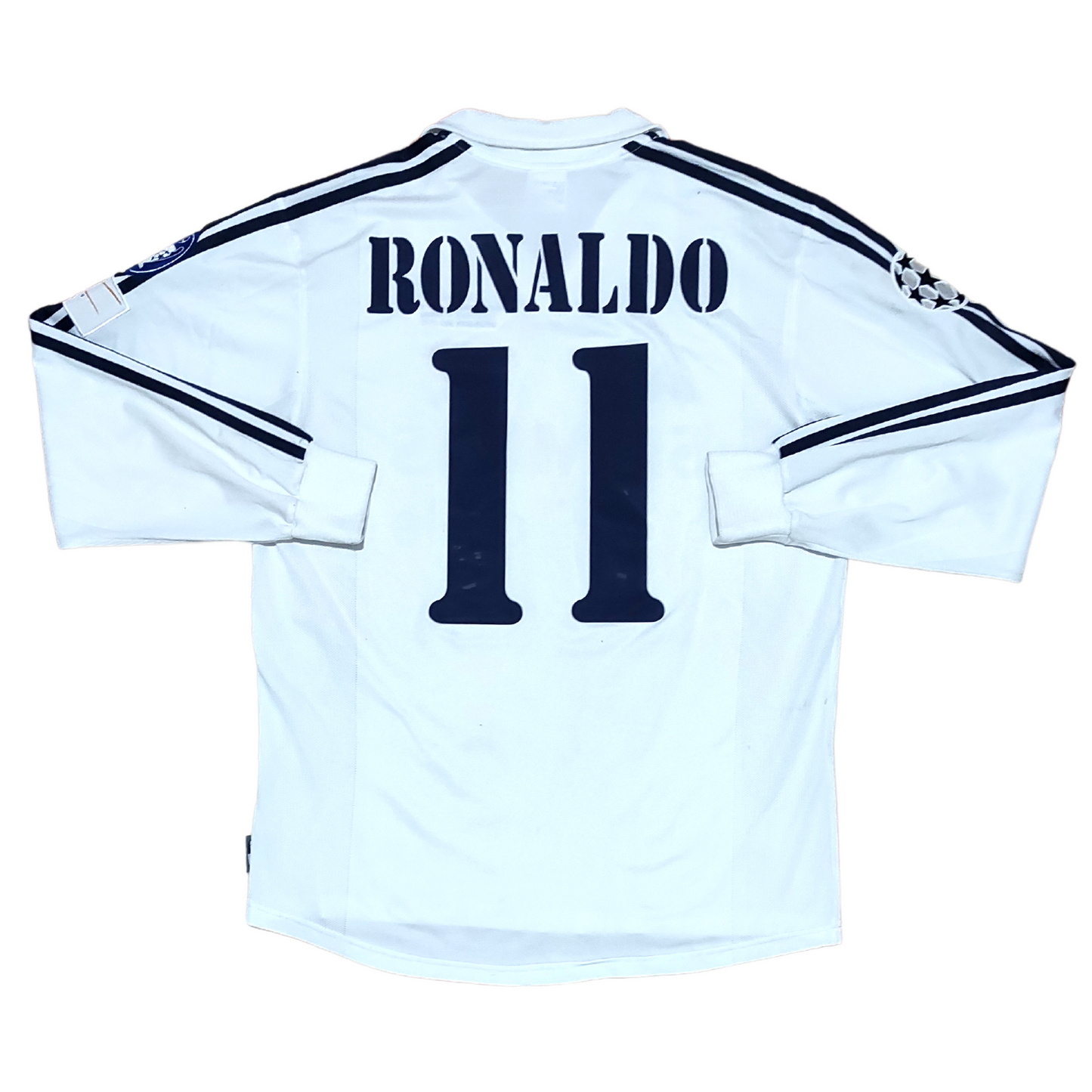 Real Madrid Centenary Home L/S Shirt 2001-2002 Ronaldo (M)