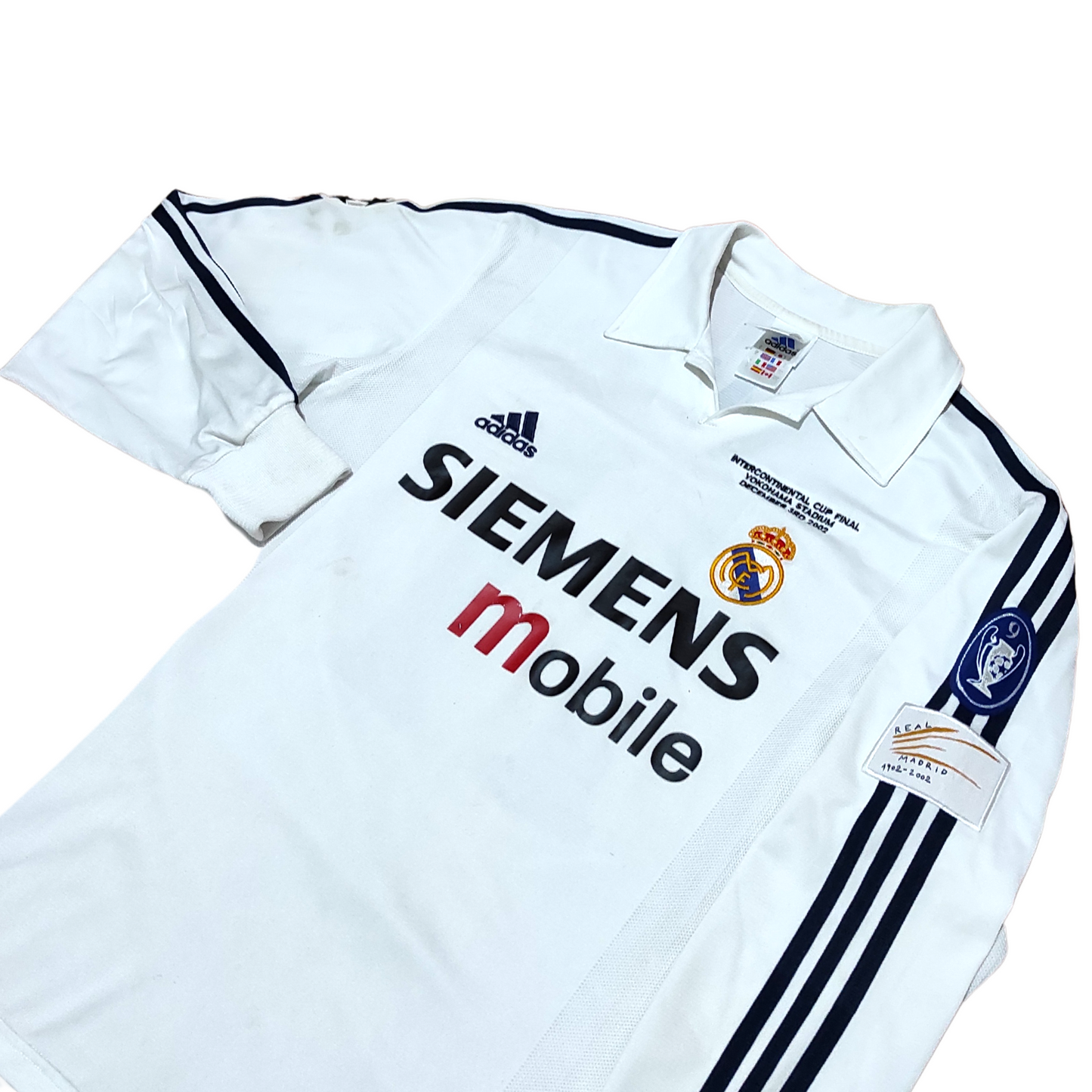 Real Madrid Centenary Home L/S Shirt 2001-2002 Ronaldo (M)