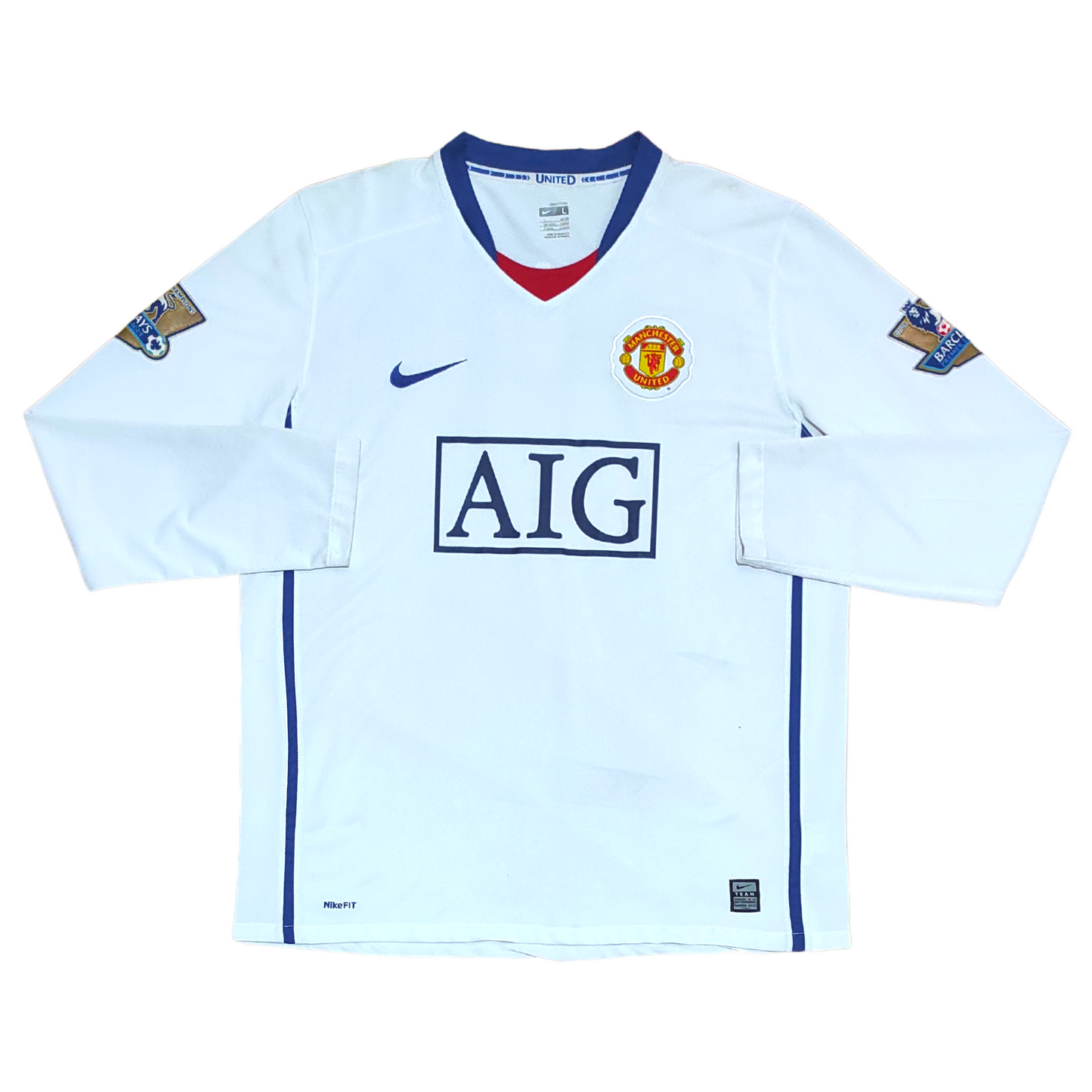 Manchester United Away L/S Shirt 2008-2009 Ronaldo (L)