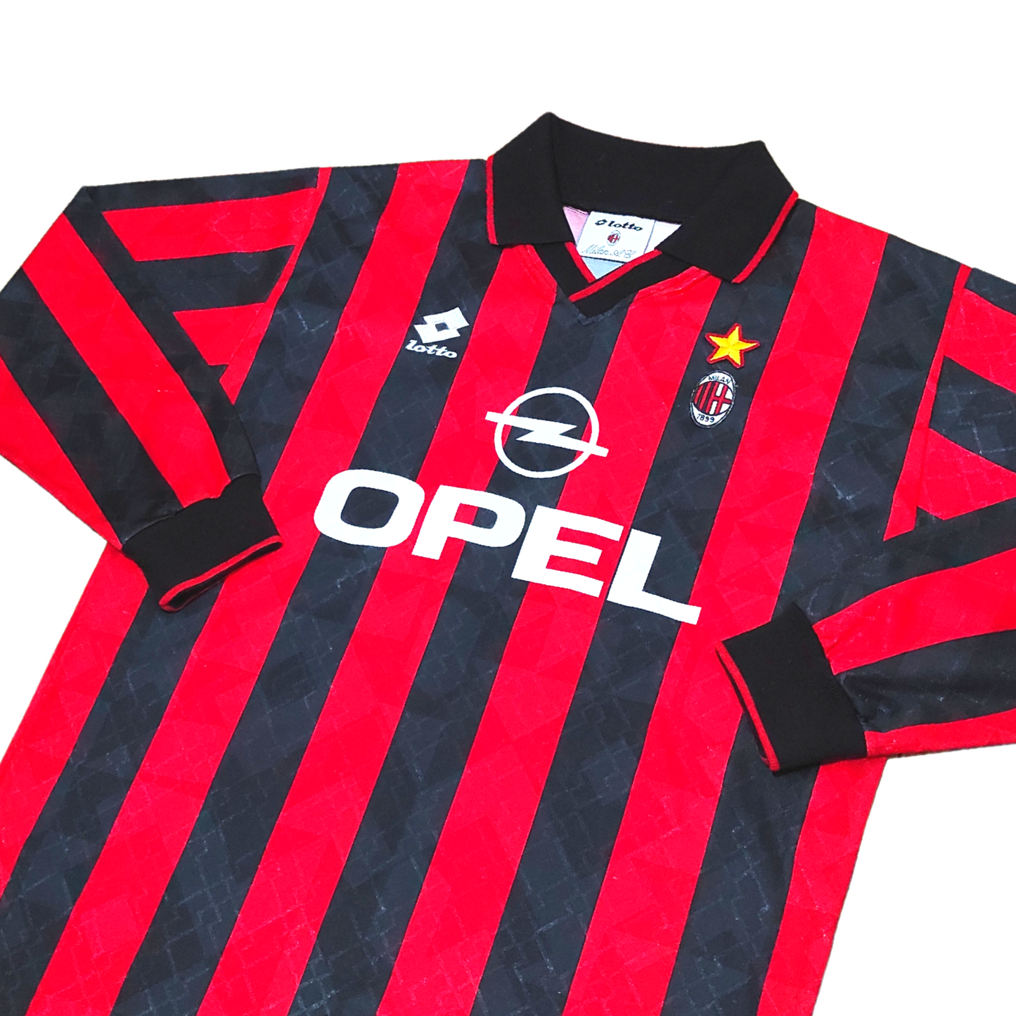 Milan Home L/S Shirt 1994-1995 #3 Maldini (L)