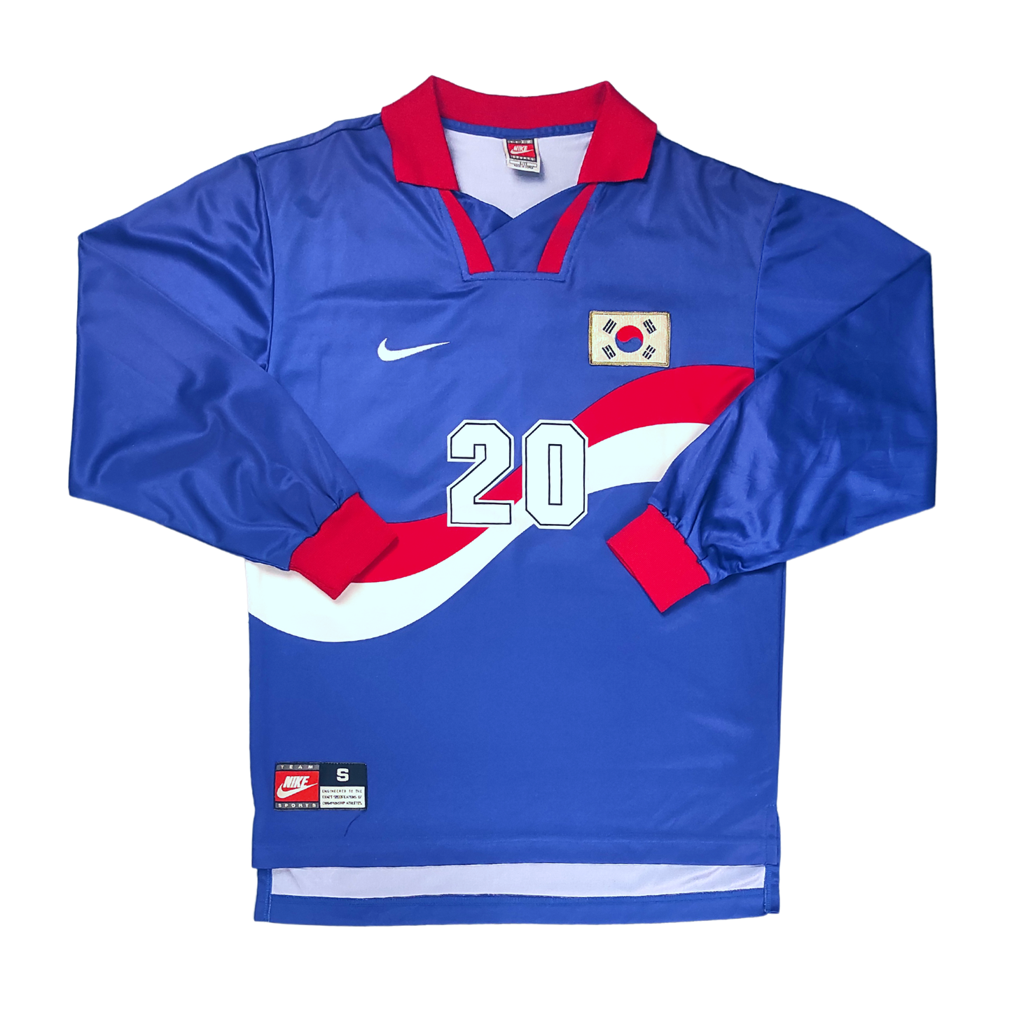 South Korea L/S Away Shirt 1996-1997 M B Hong (S)