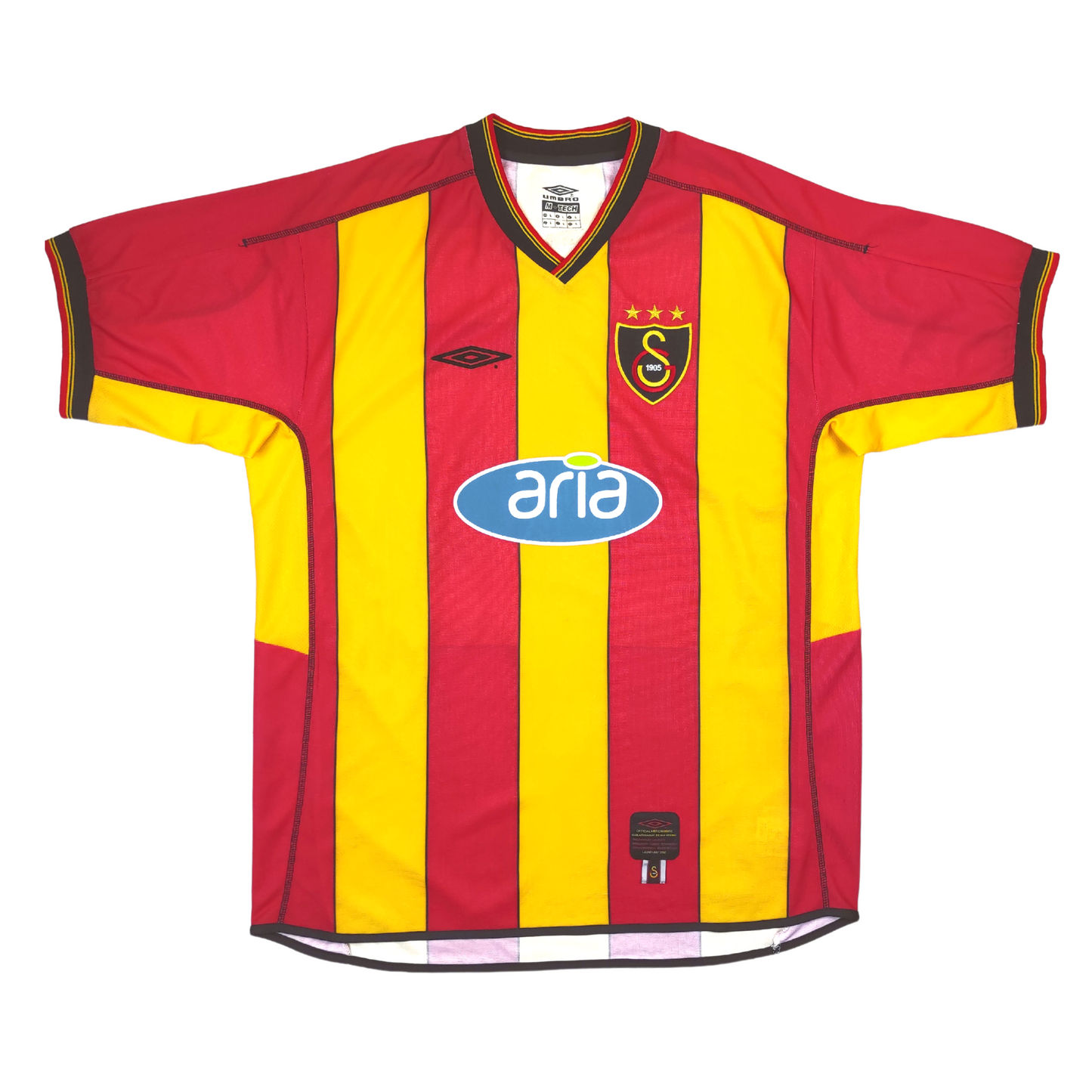 Galatasaray Home Shirt 2002-2003 Unit Davala (L)