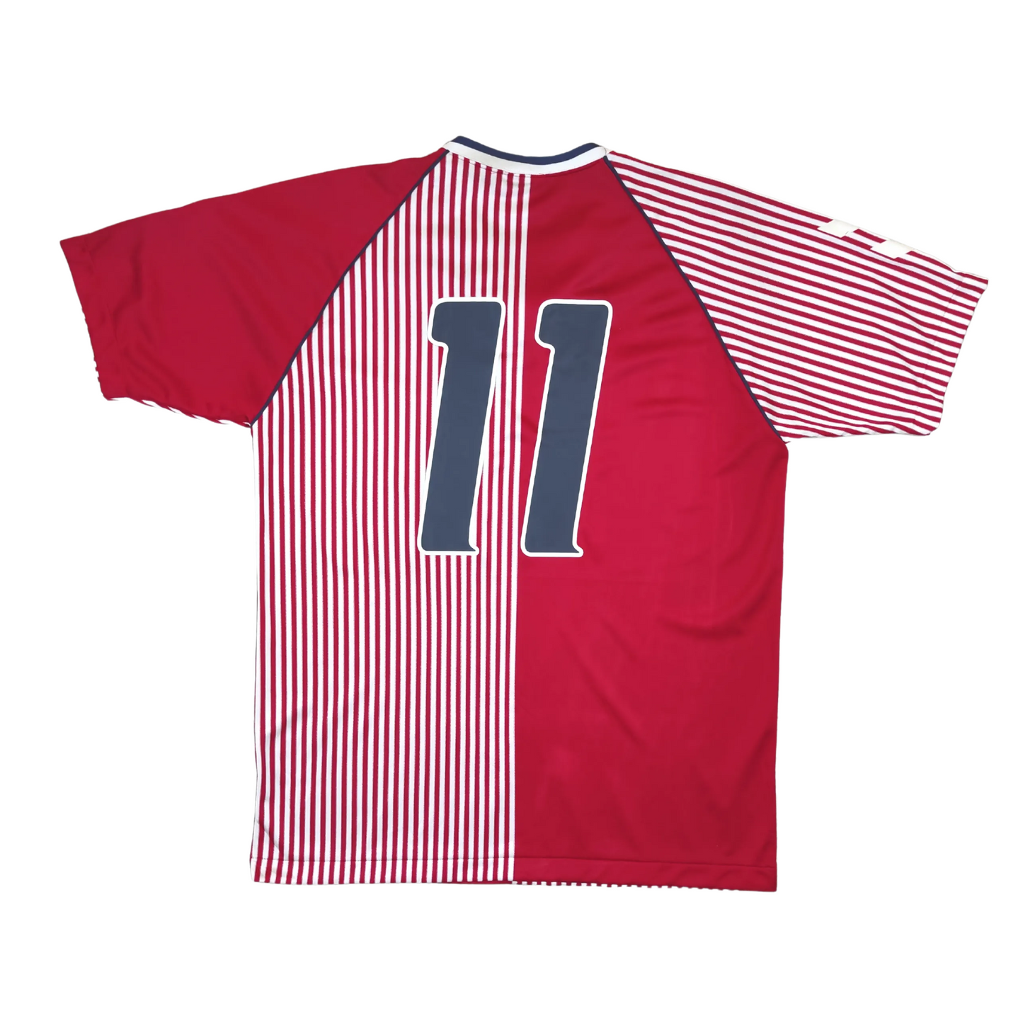 Denmark Home Template Shirt 1986-1988 #11 Laudrup (L)