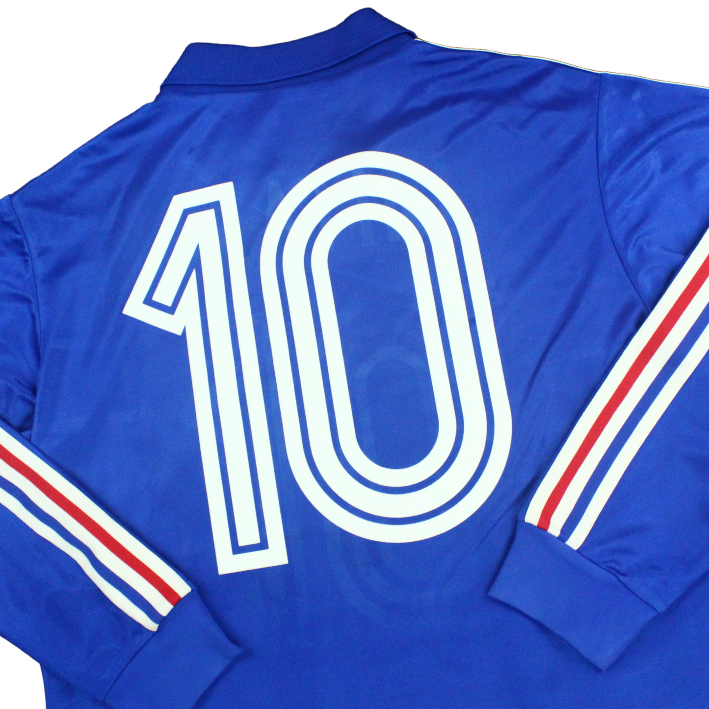 France Home L/S Shirt 1984-1986 #10 Platini (L)