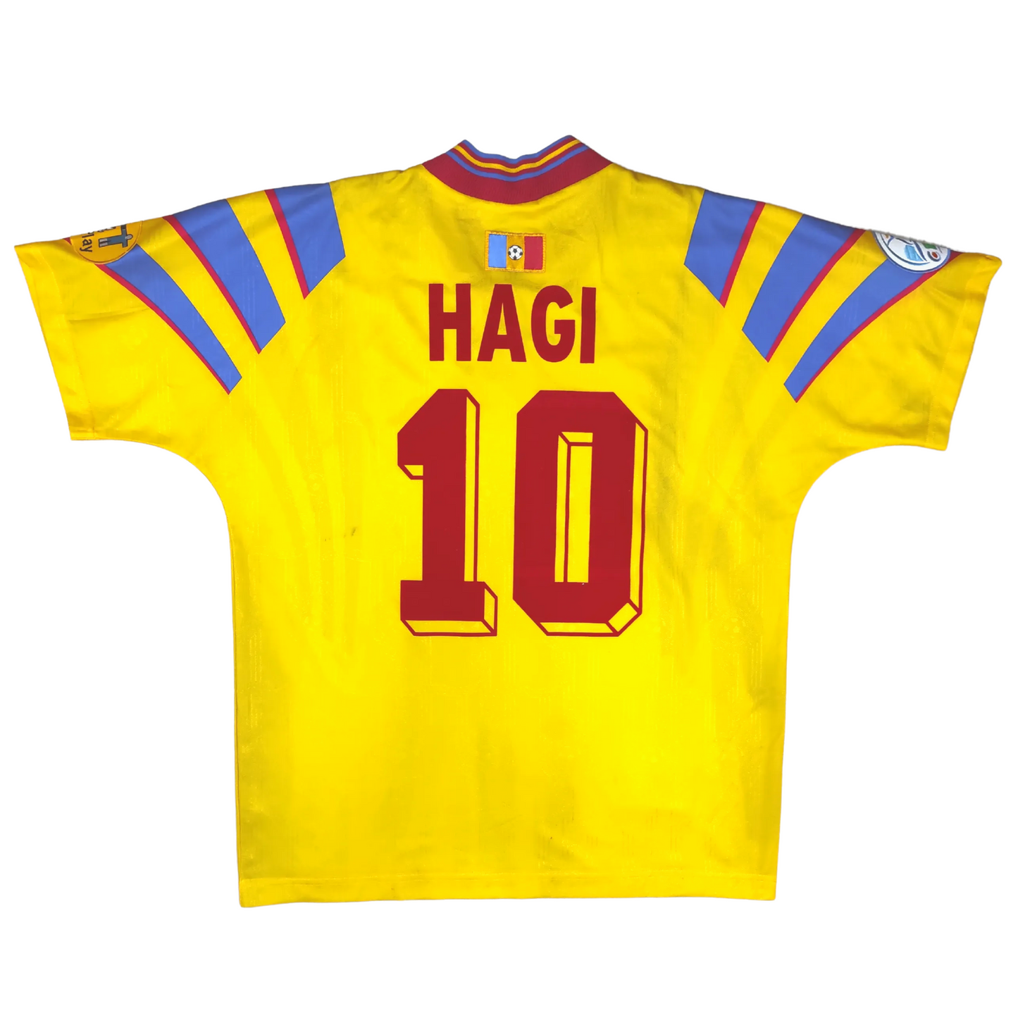 Romania Home Shirt 1996 Hagi (L)