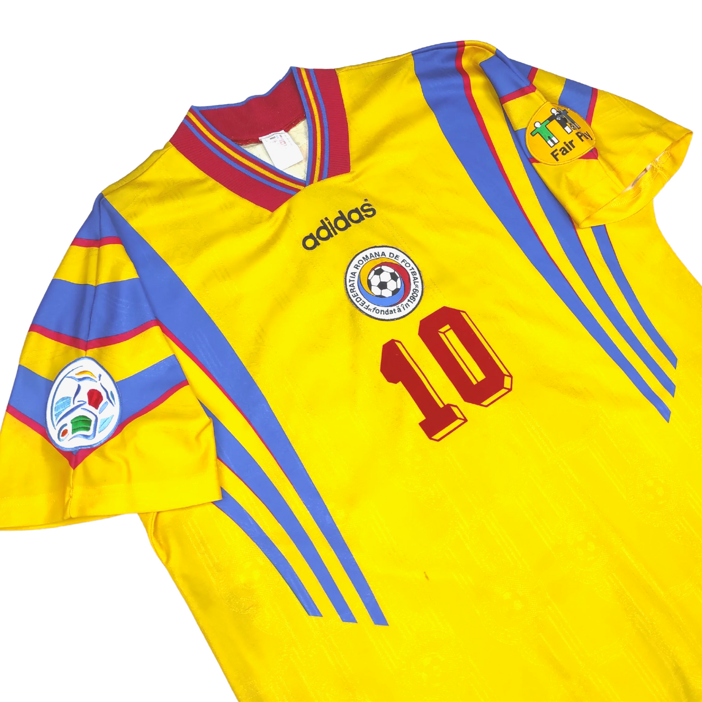 Romania Home Shirt 1996 Hagi (L)