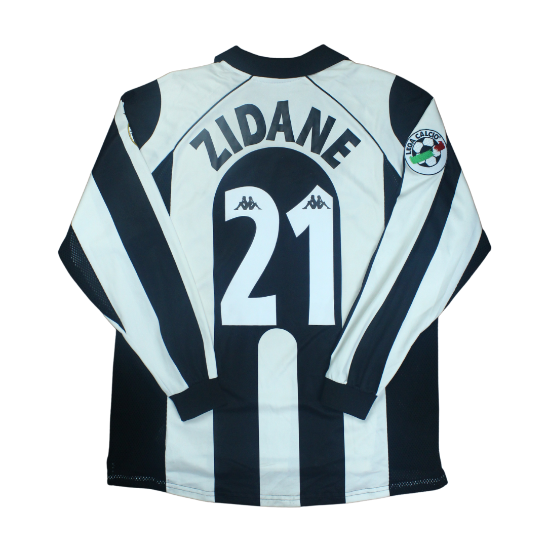 Juventus Home Centenary L/S Shirt 1997-1998 Zidane (XL)