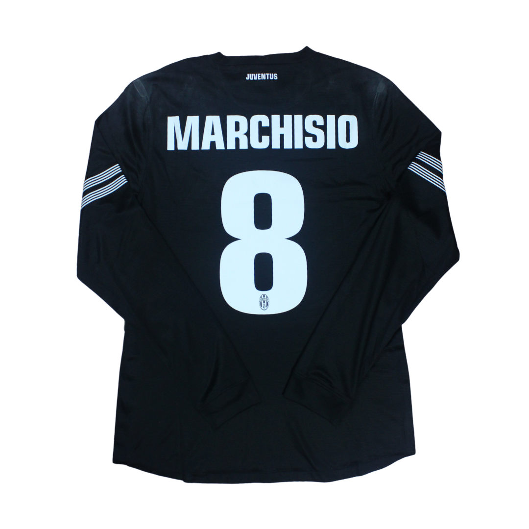 Juventus Away L/S Shirt Player Issue 2012-2013 Marchisio (L) BNWT