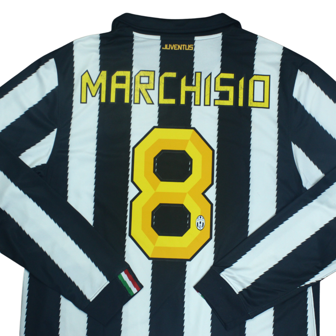 Juventus Home L/S Shirt 2010-2011 Marchisio (L)