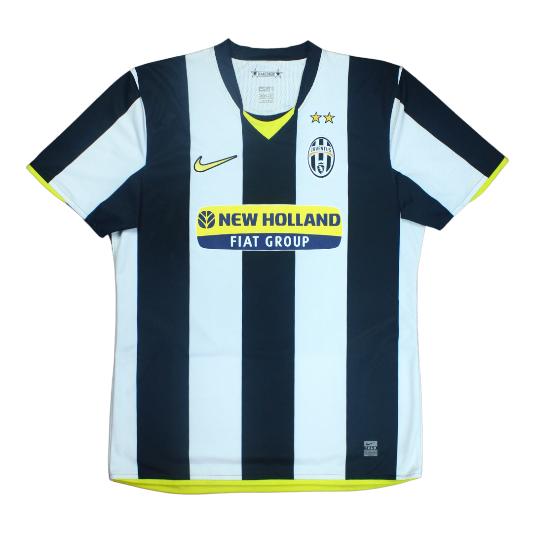 Juventus Home Player Issue CL Shirt 2008-2009 Delpiero (L)