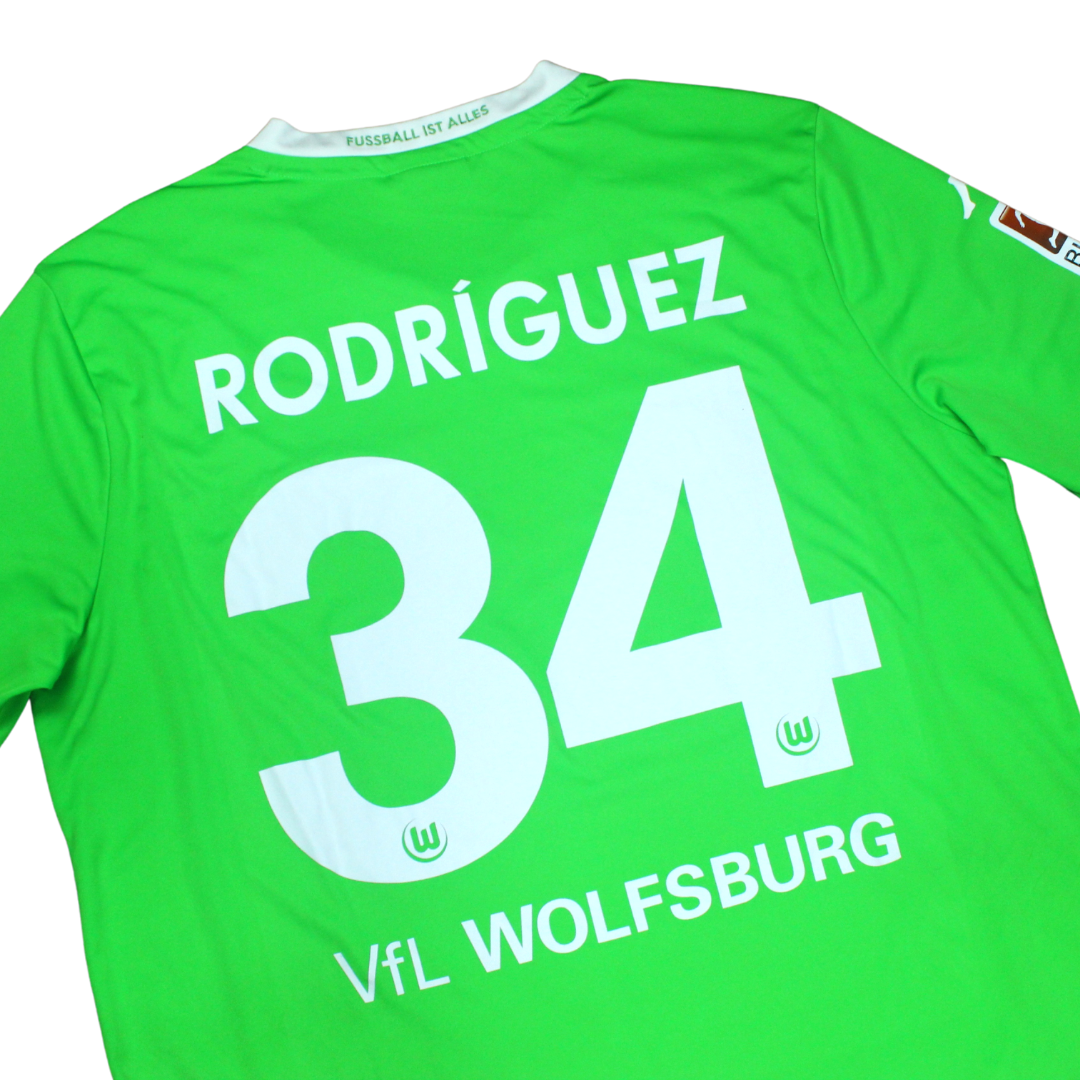 Wolfsburg Home Shirt 2014-2015 Rodriguez (XL)